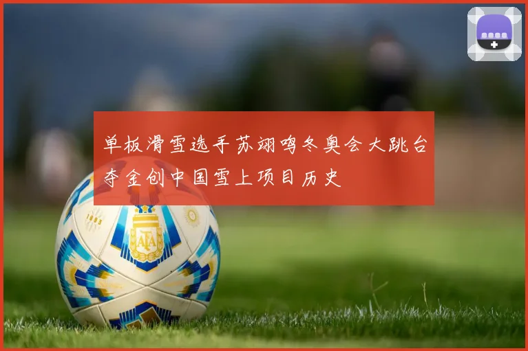 单板滑雪选手苏翊鸣冬奥会大跳台夺金创中国雪上项目历史