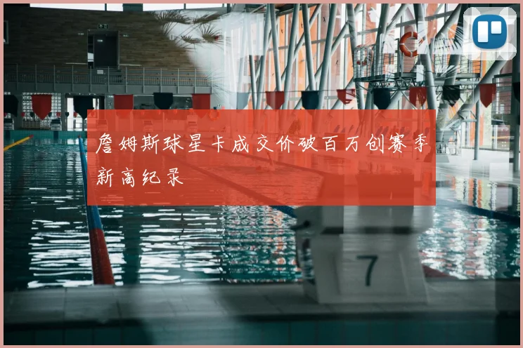 詹姆斯球星卡成交价破百万创赛季新高纪录